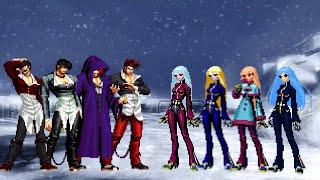 KOF Mugen Iori Yagami Team vs Kula Diamond Team