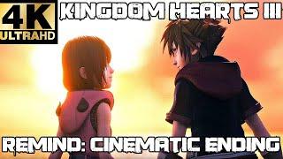 Kingdom Hearts III ReMind - Ending + Credits + Secret Ending 4K