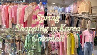 Shopping In Korea vlog spring fashion haul at GotoMall underground shopping center 