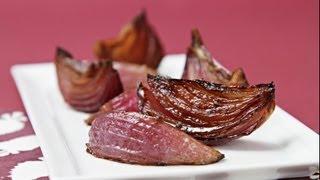 Balsamic Roasted Red Onions