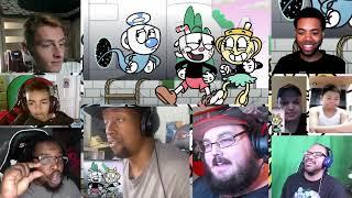  CUPHEAD DLC CARTOON RAP BATTLE PART 3  REACTION MASH-UP#1950