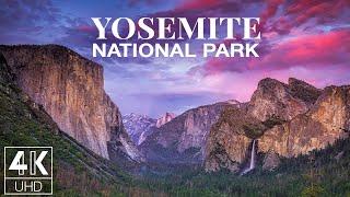 Beauty of Yosemite National Park - Scenic 4K TV Wallpapers Slideshow + Ambient Music 9 HRS