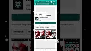 Photoshop touch apk download #shorts