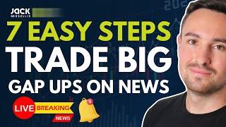 Learn 7 EASY STEPS to Trade BIG GAP UPS on BREAKING NEWS Catalysts in 6 Minutes