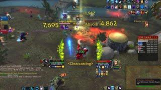 Balance Druid Top DMG 2x 2nd most 0 Deaths CATA CLASSIC Solo PvP