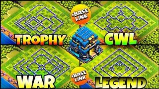 New BEST TH12 BASE WARTROPHY Cwl Base Link 2024 Top6 Clash of Clans - Town Hall 12 WAR Base