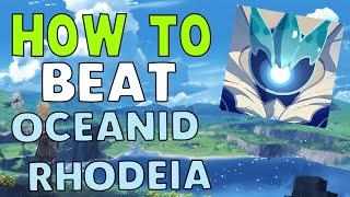 How to EASILY beat Oceanid Rhodeia of Loch in Genshin Impact - Free to Play Friendly