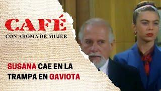 Gaviota descubre que Susana la traicionó  Café con aroma de mujer