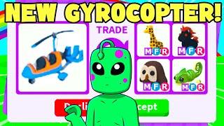 Trading the NEW GYROCOPTER in adopt me