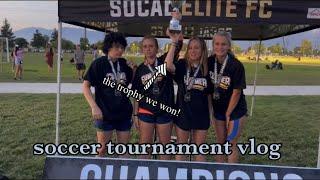 A soccer tournament vlog from our coaches perspective we won again