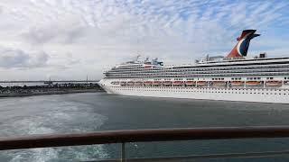 Disney Dream - Time Lapse Departing Port Canaveral