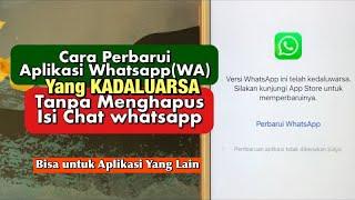 Cara Perbarui Whatsapp di iPhone Yang Kadaluarsa - Beda iCloud - Tanpa Menghapus isi Chat