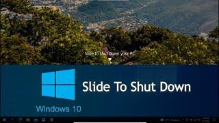 How to Enable SlideToShutDown Windows 10