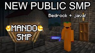 LIVE ON MY PUBLIC SMP ANYONE CAN JOIN  Bedrock & Java  FREE TO PLAY 1.20+