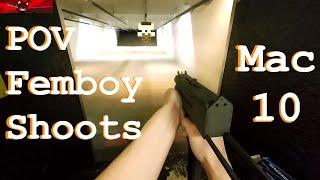 #Femboy Shoots their #Fullauto Mac-10 #guns