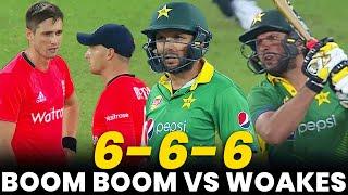 6 - 6 - 6  Shahid Afridi vs Chris Woakes  Pakistan vs England  2nd T20I 2015  PCB  MA2A