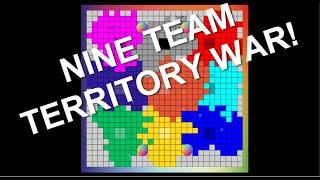 Nine Team Territory War Episode 17 - Algodoo Marble Race