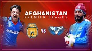 APL 2018 M3 Balkh Legends vs Kabul Zwanan Live Stream Afghanistan Premier League - APLT20