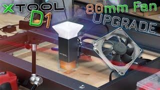 3D Print Project - xTool D1 Laser 80mm Fan Upgrade - Shop Vlog