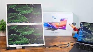 Domyfan S6 Triple Screen Monitor For Laptop Users Setup and Review