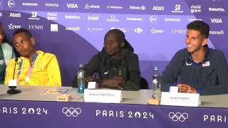 Grant Fisher 10000mn Bronze Medal Press Conference Highlights