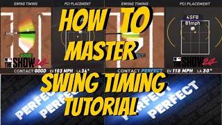 HOW TO MASTER SWING TIMING TUTORIAL MLB THE SHOW 24