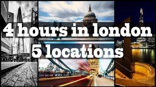 Photography Locations in London  4 hours and 5 compositions  Tower bridge Shard St Pauls