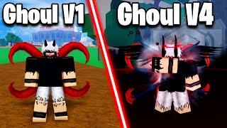Going From Noob To Awakened GHOUL V4 In One Video Blox Fruits...