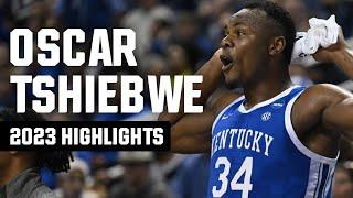 Oscar Tshiebwe 2023 NCAA tournament highlights