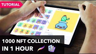 Drawing Tutorial  NFT Collection with Procreate