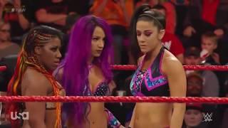 The Riott Squad vs BayleySasha Banks & Ember Moon WWE Raw December 31st 2018