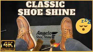 A Classic Shoe Shine  Angelo Shoe Shine ASMR