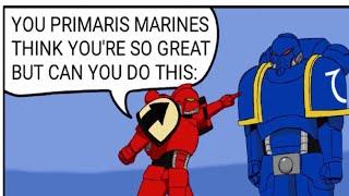 Why the Firstborn are SUPERIOR to Primaris  Warhammer 40k comic dub