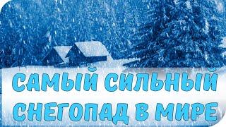 Самый сильный снегопад в мире