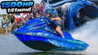 1500HP Turbo Jetski SCREAMS to 141MPH 1.8L Spins 12000RPM + 75PSI of BOOST