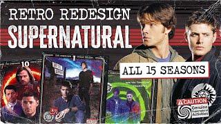 I redesigned SUPERNATURAL DVD series box set