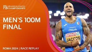 The champion RETURNS   Mens 100m final replay  Roma 2024