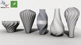 Grasshopper Tutorial for Beginners  Vase Design  Rhino