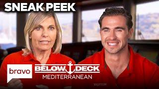 SNEAK PEEK Captain Sandy Has To Leave The Anchor Behind  Below Deck Mediterranean S9 E7  Bravo