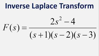 Inverse Laplace Transform of 2s^2 - 4s + 1s - 2s - 3