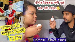 নগা যুৱতীয়ে পিন্ধাই দিলে নাগা Dress Hornbill Festival 2023..nilotpal chaliha vlog