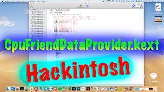 КАК СДЕЛАТЬ CPUFRIENDDATAPROVIDER.KEXT? HACKINTOSH