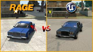 GTA SA RAGE VS GTA SA UNREAL ENGINE 4 IV vs DE