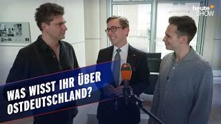 Das große Ostdeutschland-Quiz Fabian Köster & Lutz van der Horst im Bundestag  heute-show