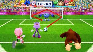 Mario & Sonic at the London 2012 Olympic Games  Football - Team Blaze Sonic Peach Wario