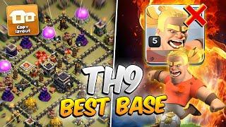 NEW TH9 BASE WITH LINK  TH9 BEST BASE Clash of Clans