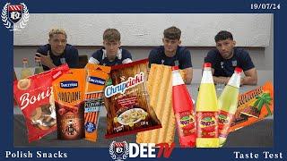 Dundee FC Taste Test Polish Snacks