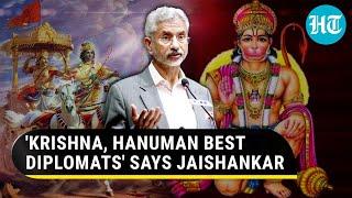 Jaishankars diplomacy lessons from Ramayana Mahabharata  Krishna Hanuman greatest diplomats