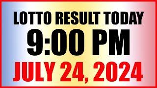 Lotto Result Today 9pm Draw July 24 2024 Swertres Ez2 Pcso