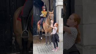 King’s Horse Did this When Young Tourist Approached him